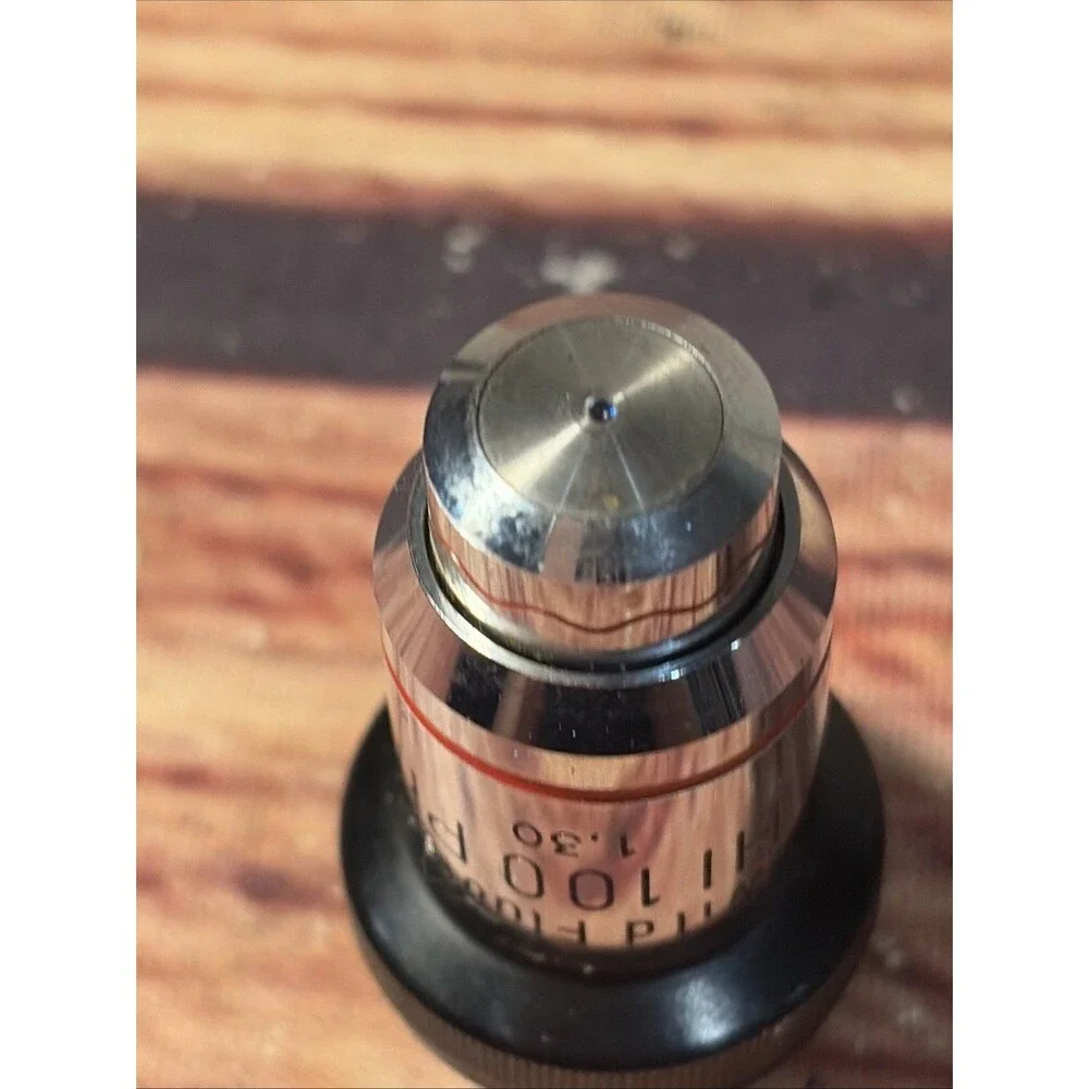 WILD HEERBRUGG 100X FLUOTAR OBJECTIVE MICROSCOPE LENS M20 M11